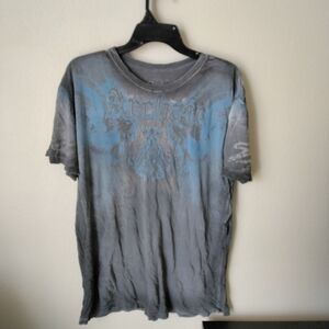Archaic Affliction Men's Shirt Size L Gothic Distressed Y2K
